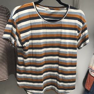 Striped Whisper Cotton Tee